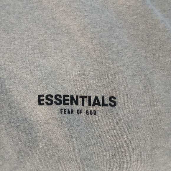 Fear of God Essentials Heather Gray Hoodie